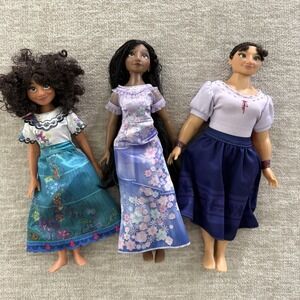 Disney Encanto Mirabel Isabella Louisa Dolls Lot Of 3
